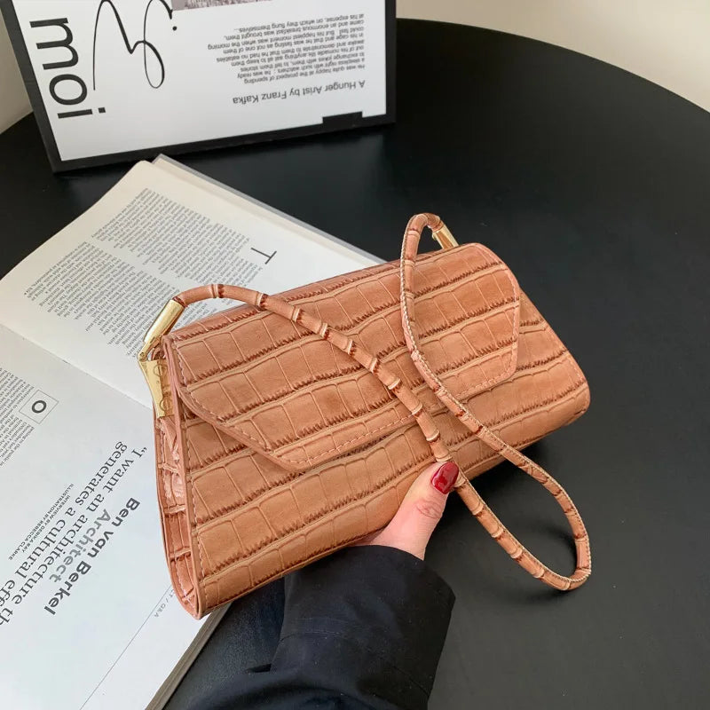 Small Square Women's Shoulder Bag Portable Commuter Underarm