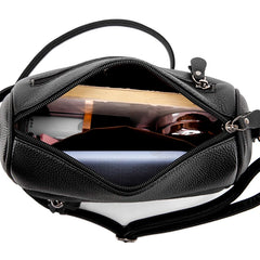 Women's Leather Shoulder Bag High Messenger Bag Real Cowhide Crossbody Bag