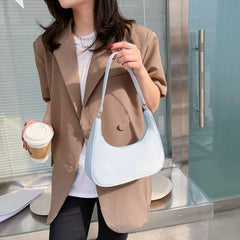 Women's Retro PU Leather Shoulder Totes Top Handle Bag