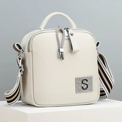 Women's Leather Handbag High Quality Cowhide Shoulder Messenger Bag