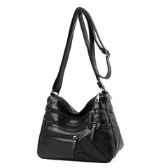 Women's Shoulder Bag Crossbody Bag Flower Patchwork Handbag
