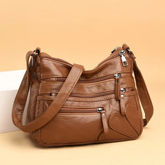 Women's Shoulder Bag Crossbody Bag Flower Patchwork Handbag
