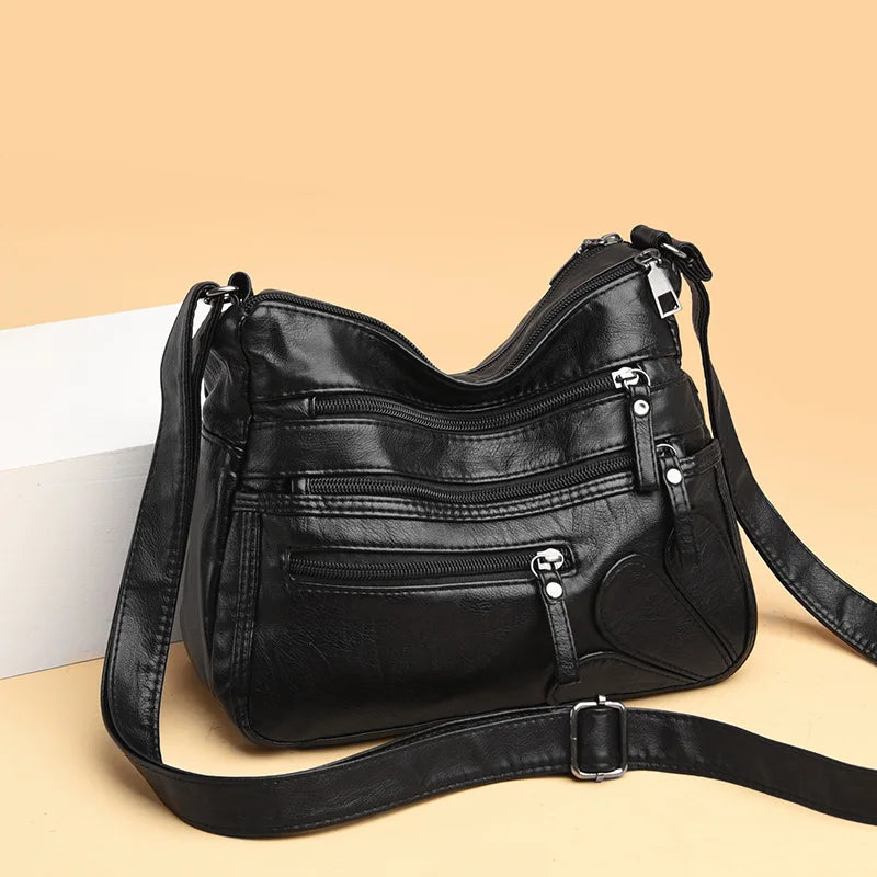 Women's Shoulder Bag Crossbody Bag Flower Patchwork Handbag