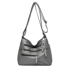 Women's Shoulder Bag Crossbody Bag Flower Patchwork Handbag