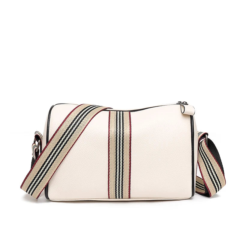 Soft PU Leather Women Handbag Shoulder Tote Messenger Bag