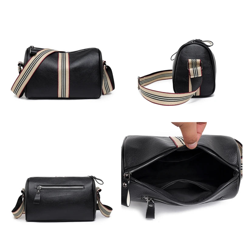 Soft PU Leather Women Handbag Shoulder Tote Messenger Bag