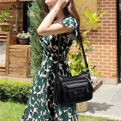Multi-layer Large Capacity Shoulder Bag for Women Middle-aged Mother-in-law