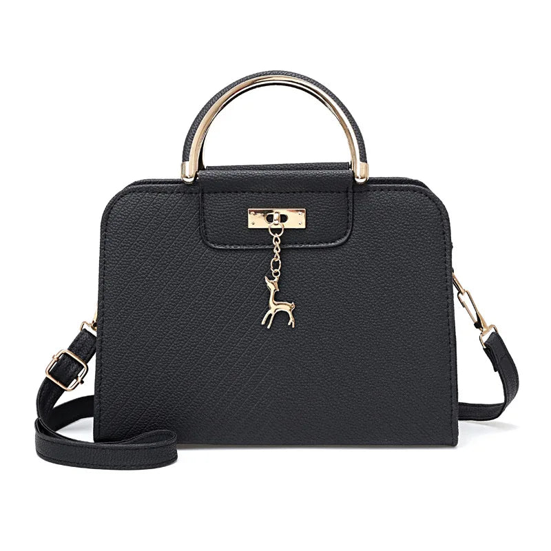 Women's Soft Leather Shoulder Bag Summer Texture Cross-Body Bag