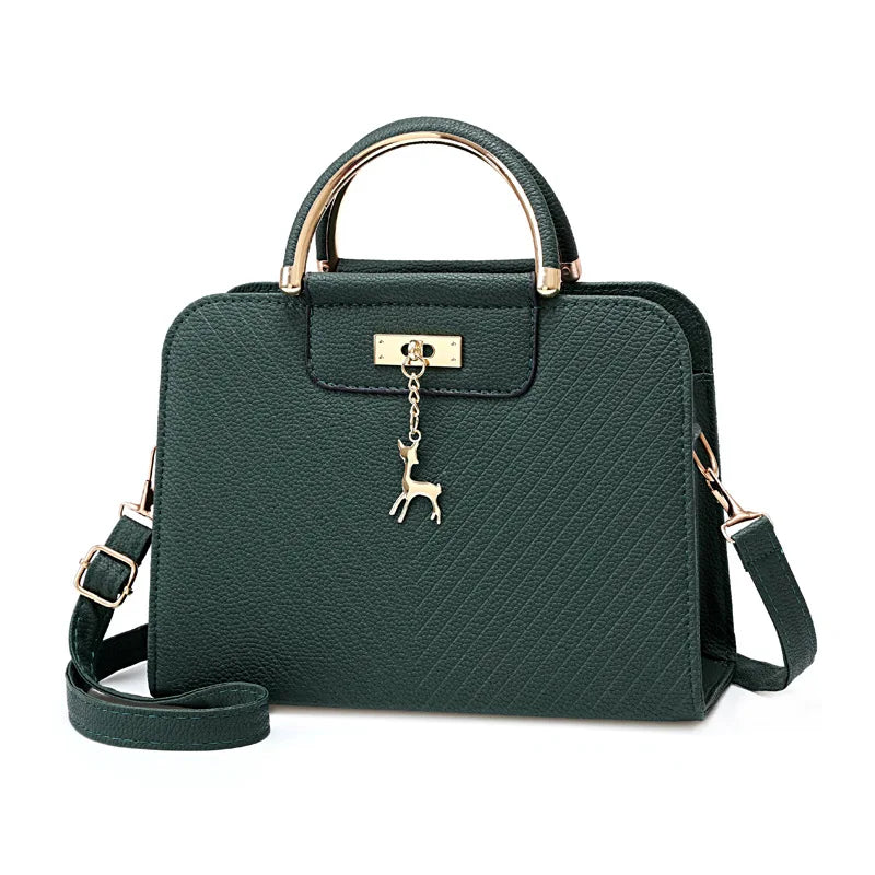 Women's Soft Leather Shoulder Bag Summer Texture Cross-Body Bag