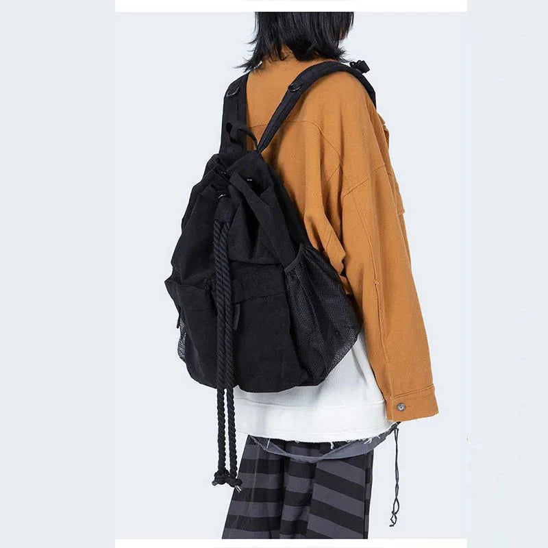 Techwear Gothic School Backpack for Women