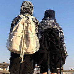 Techwear Gothic School Backpack for Women