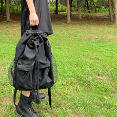 Techwear Gothic School Backpack for Women