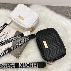 Women's Printed Shoulder Strap Messenger Bag - Small Square Bag 2022
