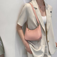 Retro PU Leather Shoulder Bag for Women