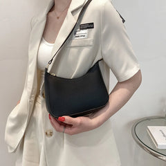 Retro PU Leather Shoulder Bag for Women