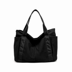 Women's Canvas Travel Shoulder Bag Large Capacity Shopper Tote Handbag