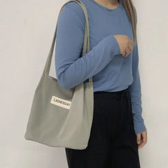 Waterproof Nylon Large Capacity Tote Shoulder Bag for Women