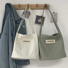 Waterproof Nylon Large Capacity Tote Shoulder Bag for Women