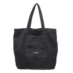 Denim Shopper Totes Large Capacity Shoulder Bag for Women
