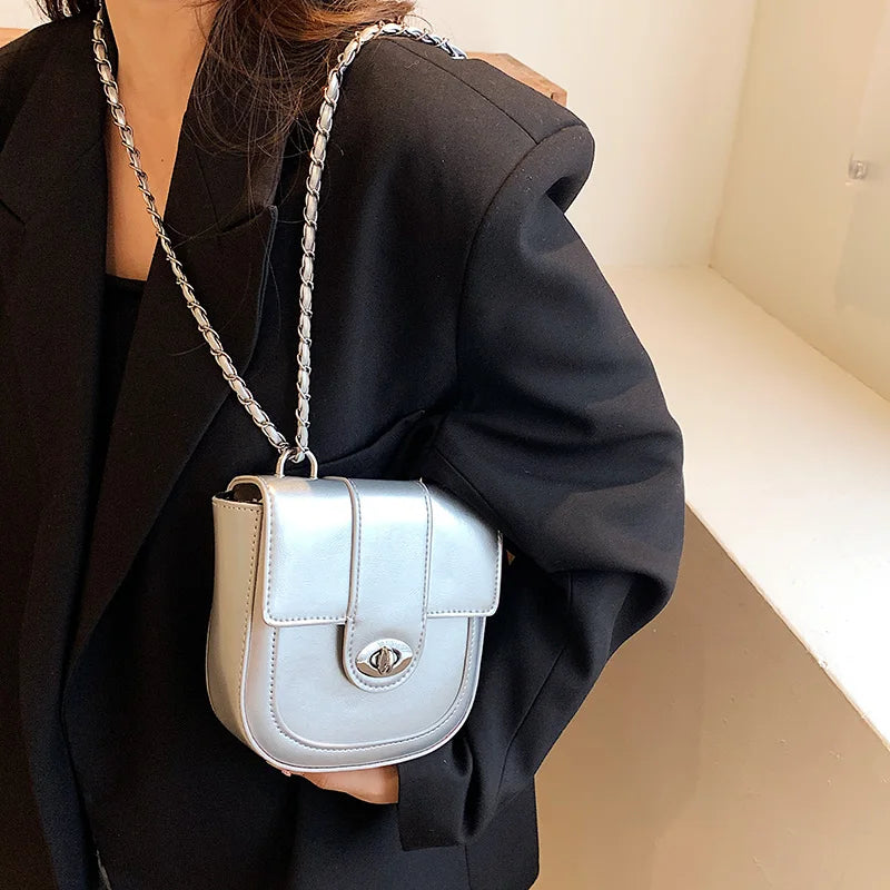 Vintage Leather Women's Shoulder Bag Crossbody Purse
