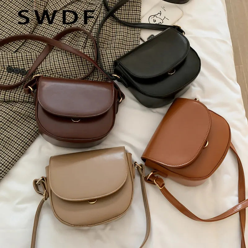 Women's Crossbody Bag Flap Shoulder Tote Small Handbag Purse