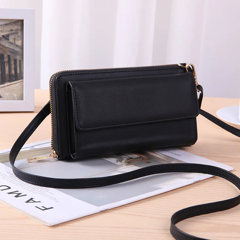 Women's Crossbody Handbag Solid Daily Clutch Touch Screen Phone Wallet