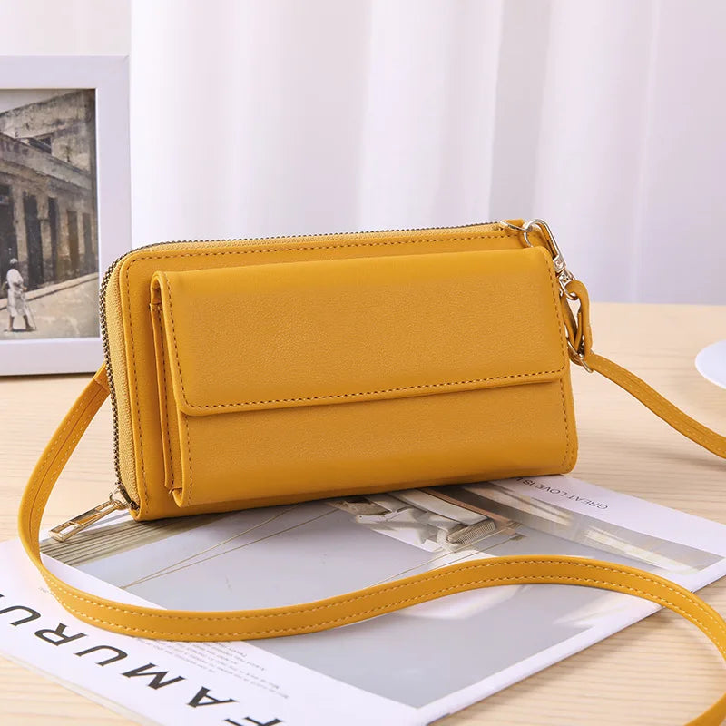 Women's Crossbody Handbag Solid Daily Clutch Touch Screen Phone Wallet