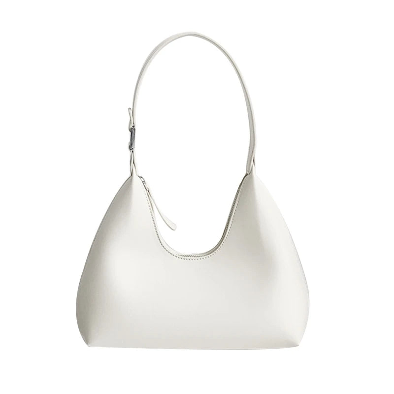 Small Shoulder Bag PU Leather Casual Hobos Underarm Top Handle Bag