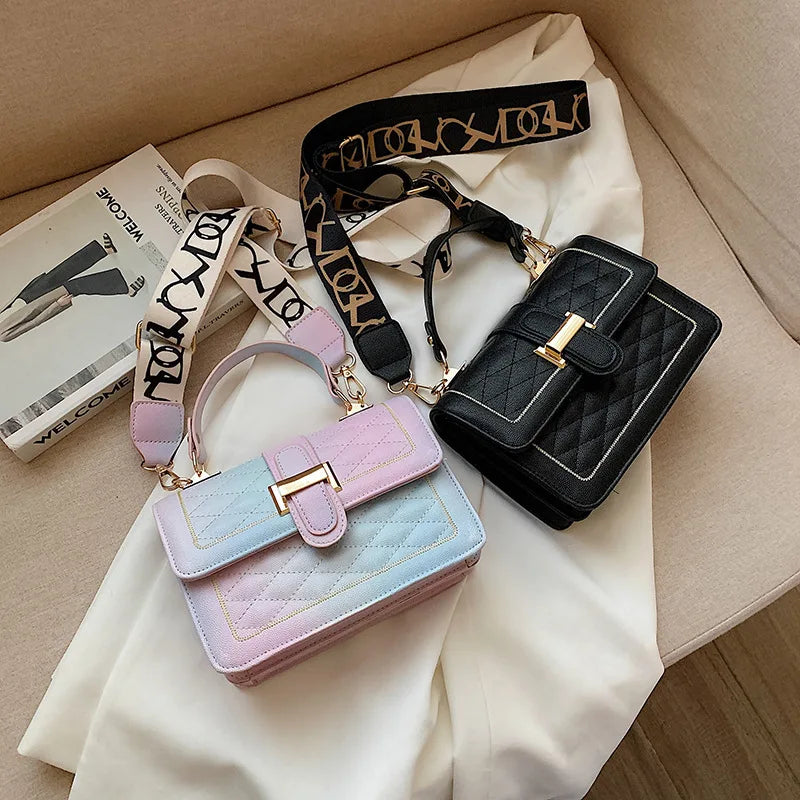 Rainbow Gradient Shoulder Bag Small Handbags