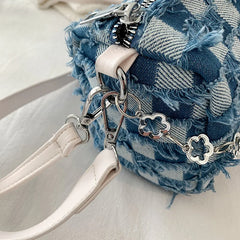 Women's Denim Shoulder Bag Chain Crossbody Casual Totes