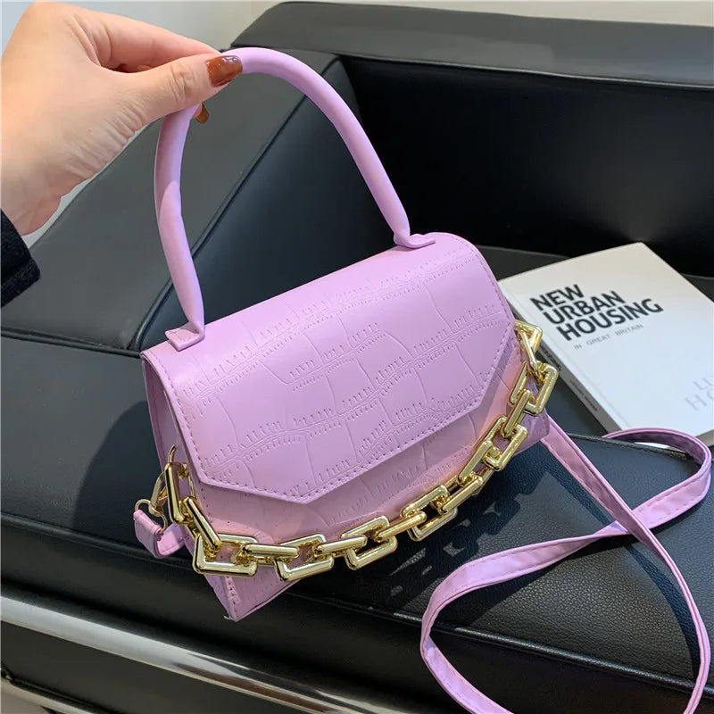 Retro Chain Shoulder Messenger Crossbody Bag Handbag Clutch