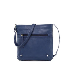 Retro Leather Shoulder Bags For Women Soft Crossbody Handbags
