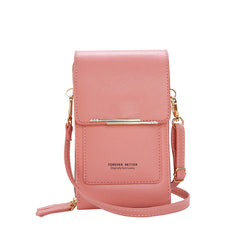 Women's Leather Crossbody Wallet Handbag