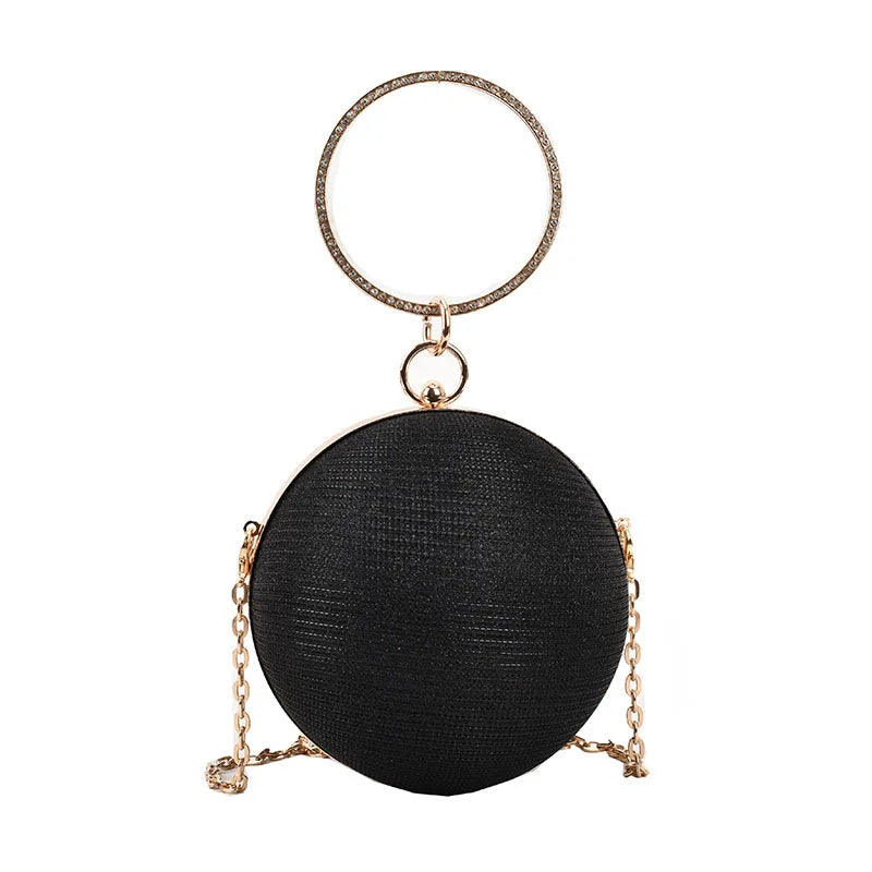 Women's Evening Party Shoulder Bag Crossbody High Chain Handbag Ball Bag