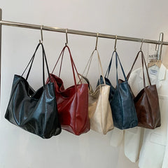 Women's Bucket Bag Casual Shoulder Handbags Large Capacity Tote Bag