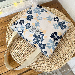 Women's Canvas Bag High-capacity Cosmetic Bag Lady Shoulder Bag