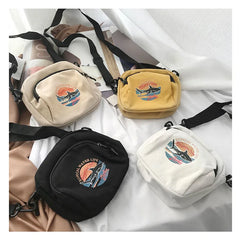 Women's Canvas Handbags Small Crossbody Bags for Women Ladies Purse