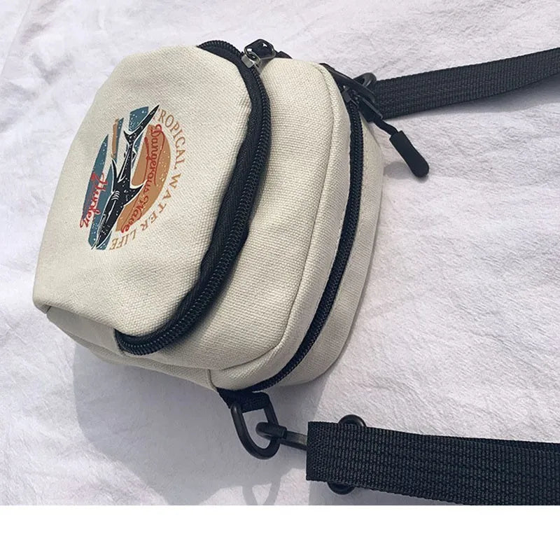 Women's Canvas Handbags Small Crossbody Bags for Women Ladies Purse