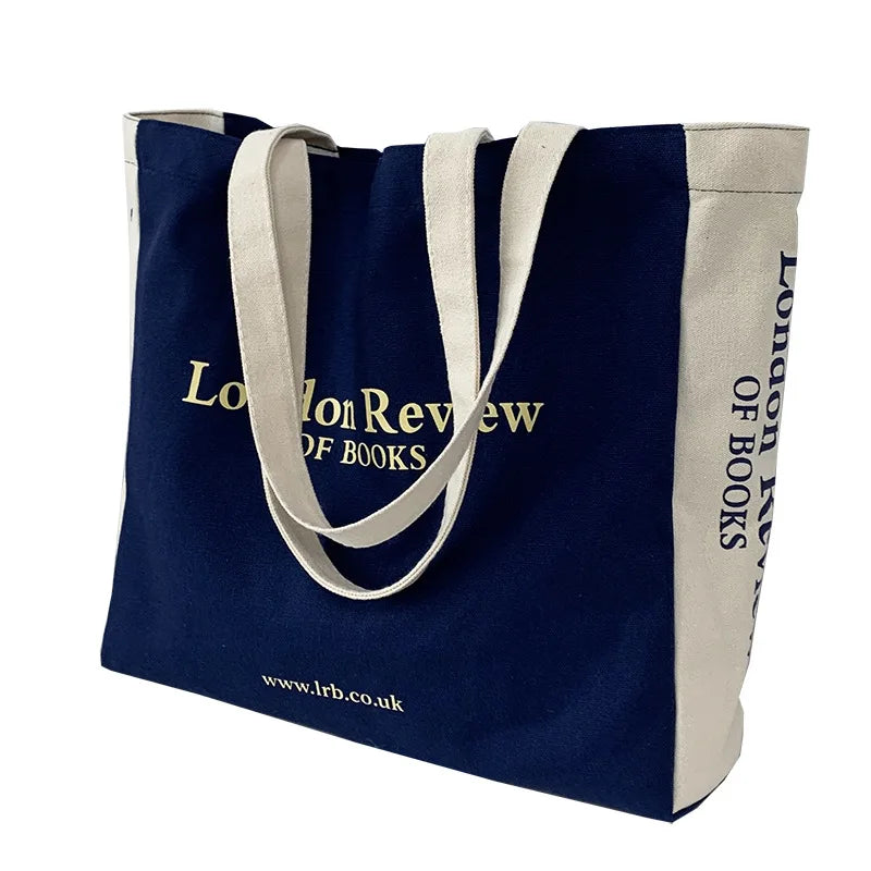 Women's Canvas Shoulder Shopper Bag Eco Big Shopping Bag Handbag Tote Book Bags
