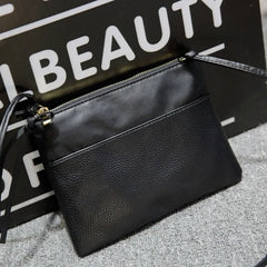 Women's Leather Crossbody Clutch Bag Enveloped Shape