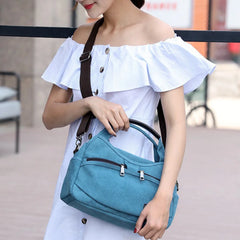 Women's Casual Canvas CrossBody Bag Shoulder Handbags Girls Tote