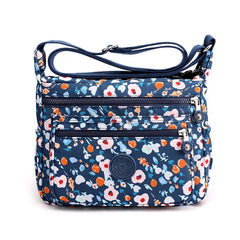 Women's Waterproof Floral Crossbody Bag Messenger Tote