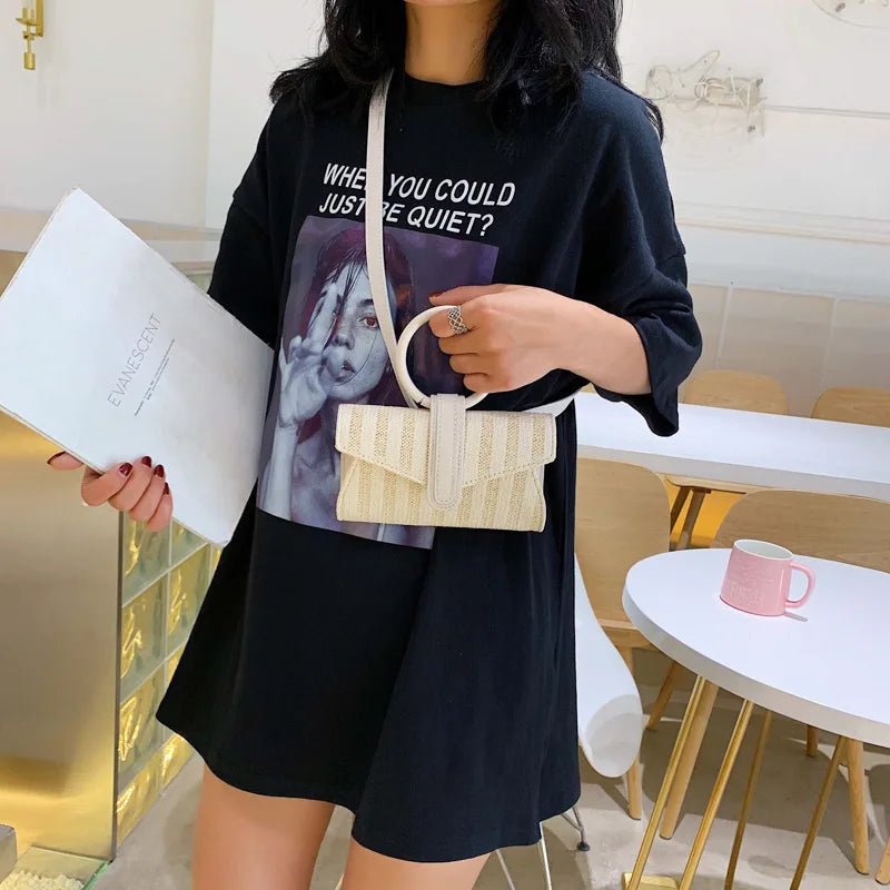 Women's Crossbody Messenger Phone Bag Zipper Shoulder Bag