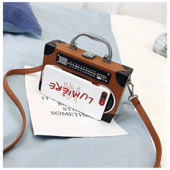 Women's Radio Shape Shoulder Bag Crossbody Bag