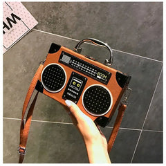 Women's Radio Shape Shoulder Bag Crossbody Bag