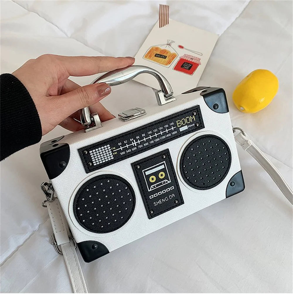 Women's Radio Shape Shoulder Bag Crossbody Bag