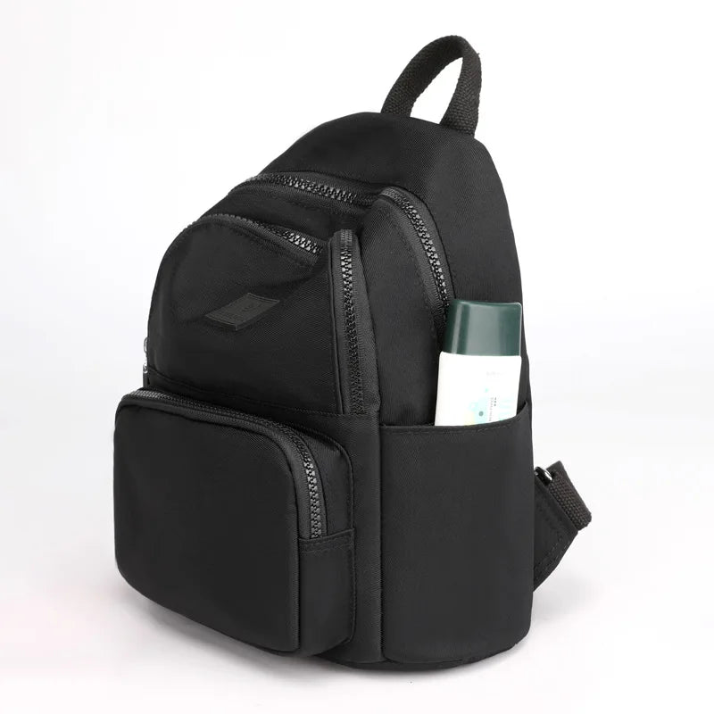 Women's Casual Solid Backpack Large Capacity Small Backpack