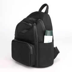 Women's Casual Solid Backpack Large Capacity Small Backpack