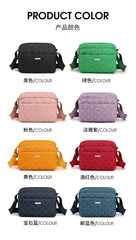Women's Nylon Crossbody Messenger Tote Handbag Large