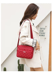 Women's Nylon Crossbody Messenger Tote Handbag Large